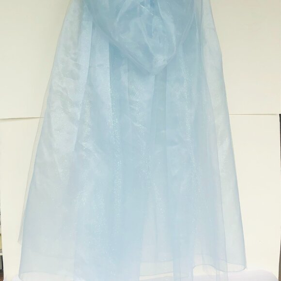 New w/Tag-Great Pretenders Blue Princess Mesh Cape Dress-Up Play - Picture 6 of 15